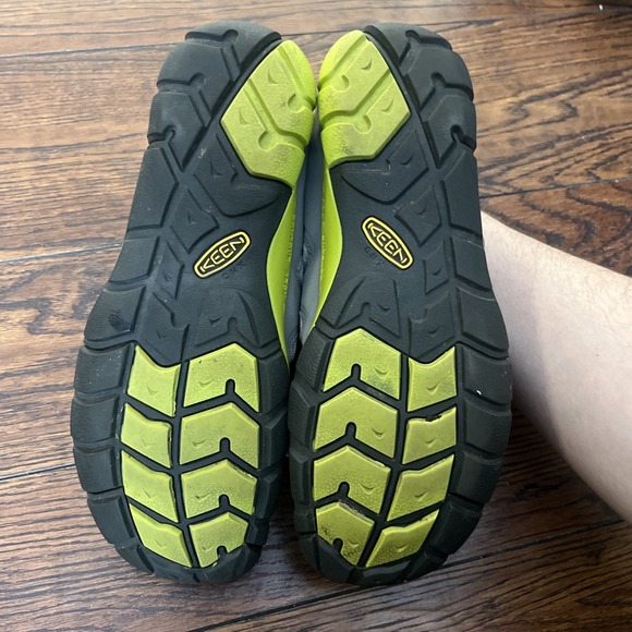 Keen Haven Womens Size 8.5 Gray And Green Hiking Trail Athletic Shoes - Picture 6 of 7